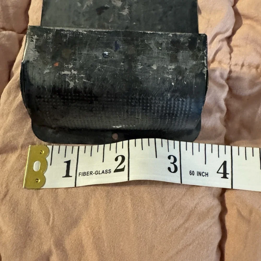 Antique Black Wall mount Match Holder With Strike Pad Smokers Fire Starters